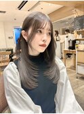 韓国レイヤー レイヤーカット 顔周りレイヤー 小顔ヘア 