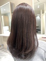 エヴァーグロー 郡山(ever glow) レイヤーカット セミロング ロング