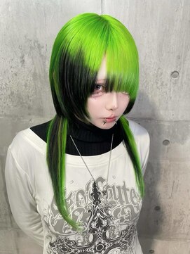 エルシャドール(EL-SHADDOLL) 黄緑／ネオングリーン、黒デザインカラー