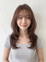 シュガーアンドソルト 垂水(SUGAR&SALT)&nbsp;くびれレイヤー/ミルクグレージュ/顔回りカット