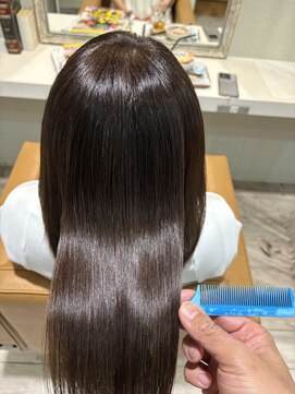 ヘアーアンドケア アミティエ(HAIR&CARE amitie) 【岐阜・髪質改善】アイロン使わない縮毛矯正/マンツーマン