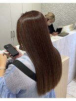 ケンジ 平塚 アネッタ(KENJE annetta)&nbsp;艶髪ストレート　髪質改善カラー　髪質改善トリートメント