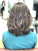 ゆる巻きボブ