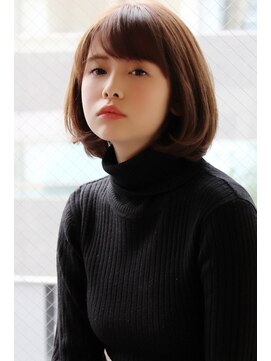 レウナ 外苑前(Reuna) 【30代・40代・50代】小顔に見える毛先ワンカールボブ