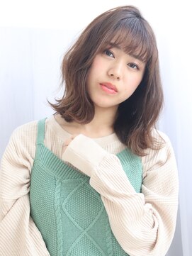ヘアリゾート ラグーン(hair+resort lagoon) 【lagoon】アッシュブラウン×ゆるふわボブ