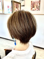 オレンジ(orange)&nbsp;【orange大分賀来】ハンサムショートハイライトウィービング