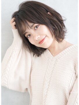 フレームプラス 御堂筋難波店(FRAME +) 寒色系カラー♪レイヤーミディアム