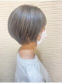 【morio】札幌ショート　ハイライトカラー