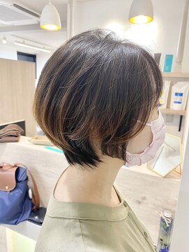 トゥーリ 長崎住吉店(tuuli) tuuli☆30代40代ペールベージュ切りっぱなしショート　96