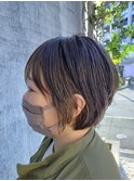ハンサムショート　ショートボブ