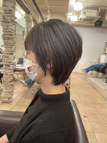 リー 甲子園(Lee) 前下がりのショートボブスタイル