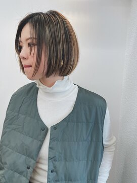 ホク(hoku) ハイライト+ボブ