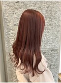ブリーチなし！赤濃いめのカシスレッド