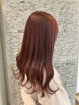 センスヘア(SENSE Hair) ブリーチなし！赤濃いめのカシスレッド
