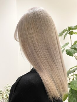 リアン バイ ヘアー(Lien by hair)の写真/【口コミ高評価サロン】<宇都宮市>話題の《TOKIO取扱い》ノーベル賞受賞成分"フラーレン"配合で髪質改善◎