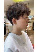 大人マッシュショートニュアンスパーマ大人可愛い20代30代40代
