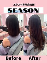シーズン 大阪(SEASON)&nbsp;【エクステ】ボブからロングヘア♪エクステ100本までつけ放題