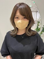 インナーカラー＊ホワイトベージュ【ZinaCENTRAL】