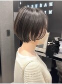 20代30代40代50代/丸みショート/クビレ/前髪あり/表参道