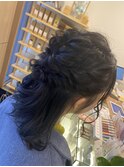 ハーフアップ