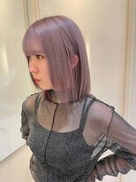 ジアン(GIEN)&nbsp;ブリーチ必須 色抜けもかわいいラベンダーグレー♪@吉元