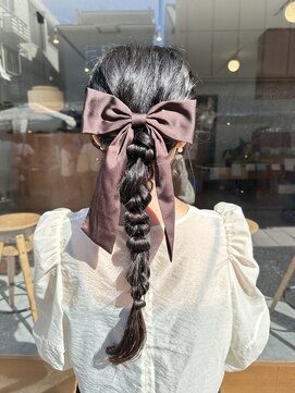 タップコーヴォ(TAP covo) covo/金沢駅/ヘアセット/リボンアレンジ