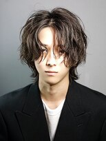 ゴールド 京都(GOALD) センターパートウルフ スパイラルパーマ ニュアンスパーマ