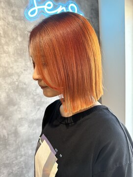 セロ(sero) オレンジヘアカラー