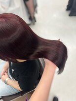 ハピネス 梅田茶屋町店(HAPPINESS)&nbsp;ブリーチなしダブルカラーワインレッド