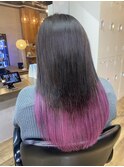 ピンクエンドカラーグラデーションangelica天理店【川崎優太】