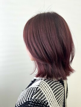 アウラ 高岡店(AULA) ブリーチなしピンク！