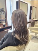 グレー系シャドールーツ メルティカラー 仙台 利府 20代30代