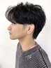 【男性限定】カット＋ニュアンスパーマ＋トリートメント　￥12100