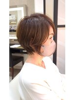 ウィル あべの店(WiLL) イメチェン丸みショートナチュラルボブ30代40代50代田嶋j