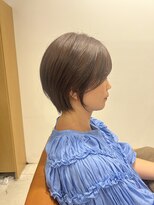 ネイロ 錦糸町(NeiRo)&nbsp;魅力倍増カールセミディシアーカラーダークアッシュショートヘア