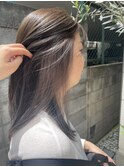 インナーカラー×グレージュ