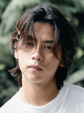 フィフス 仙台(fifth) 仙台フェザーパーマセンターパートウルフパーマ毛流れパーマ