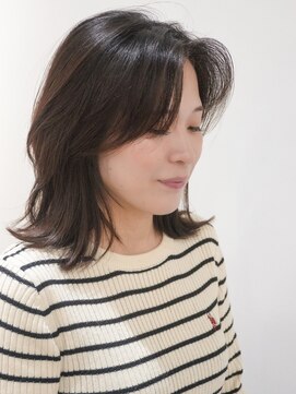 ミヨン 京都烏丸店(miyon) 【miyon】韓国レイヤーカット×暗髪カラー×髪質改善