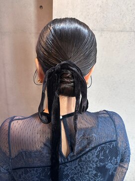 ブルーメ(Blume...) タイトシニヨン/お呼ばれヘア