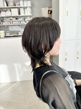 軽めマッシュウルフレイヤー/外ハネウルフ/レイヤーカット