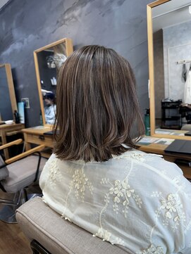 アルファ 我孫子店(alpha) ハイライトカラー/ミディアムヘア/透明感/美髪/我孫子