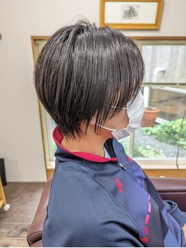 ヘアーギャラリー インディ(hair gallery indy) ショートボブ　ハンサムショート