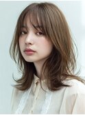 リラクシーミディ抜け感カラーヘルシーレイヤー