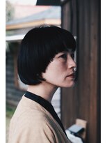 本と美容室 萩店&nbsp;マッシュラインボブ