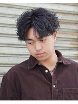 ビカム 名駅(become) 【シャドウパーマ】2wayシャドウパーマ/センターパート