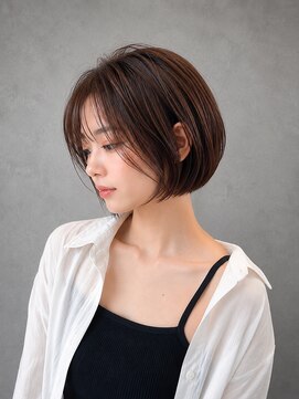 アイシー 関内(ICY) (ICY土屋)多毛をコンパクト。丸みボブ
