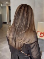ラビマーニ 吹田店(Labimani) 白髪ぼかしバレイヤージュ×レイヤーカット