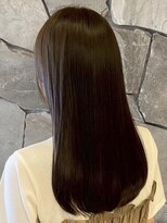 トップヘアスパアンドリゾート 鳴海(TOP HAIR spa&resort)&nbsp;髪質改善ストレート美髪縮毛矯正鳴海ショコラブラウン20代30代