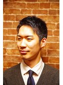 さわやか立体ショート【上野】<理容室>/メンズ/ショート>