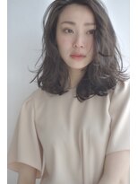 大人カジュアルニュアンスミディ ひし形シルエット グレージュ☆